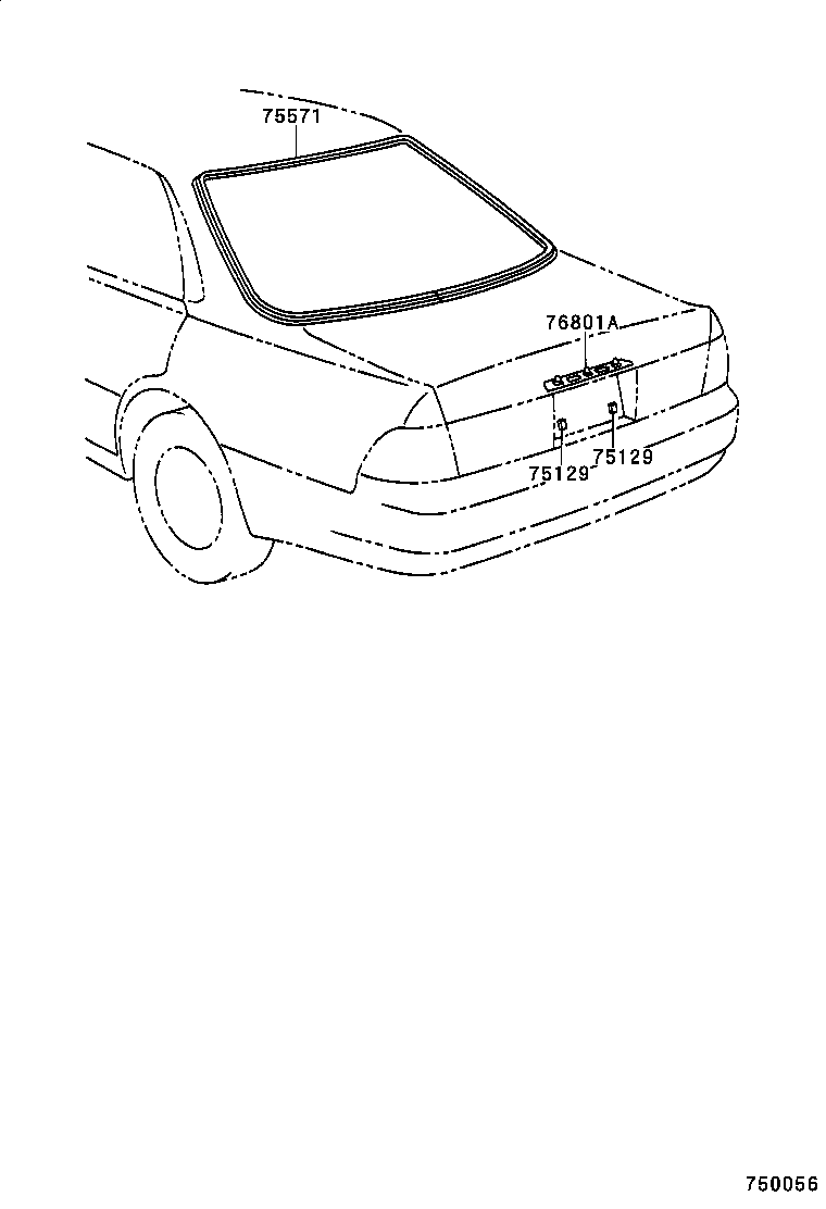  WINDOM |  REAR MOULDING