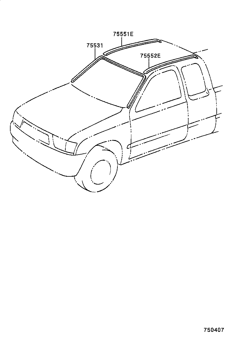  HILUX |  MOULDING