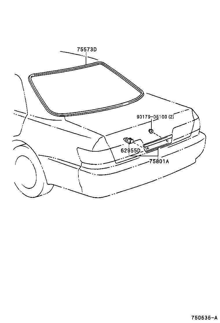  MARK 2 |  REAR MOULDING