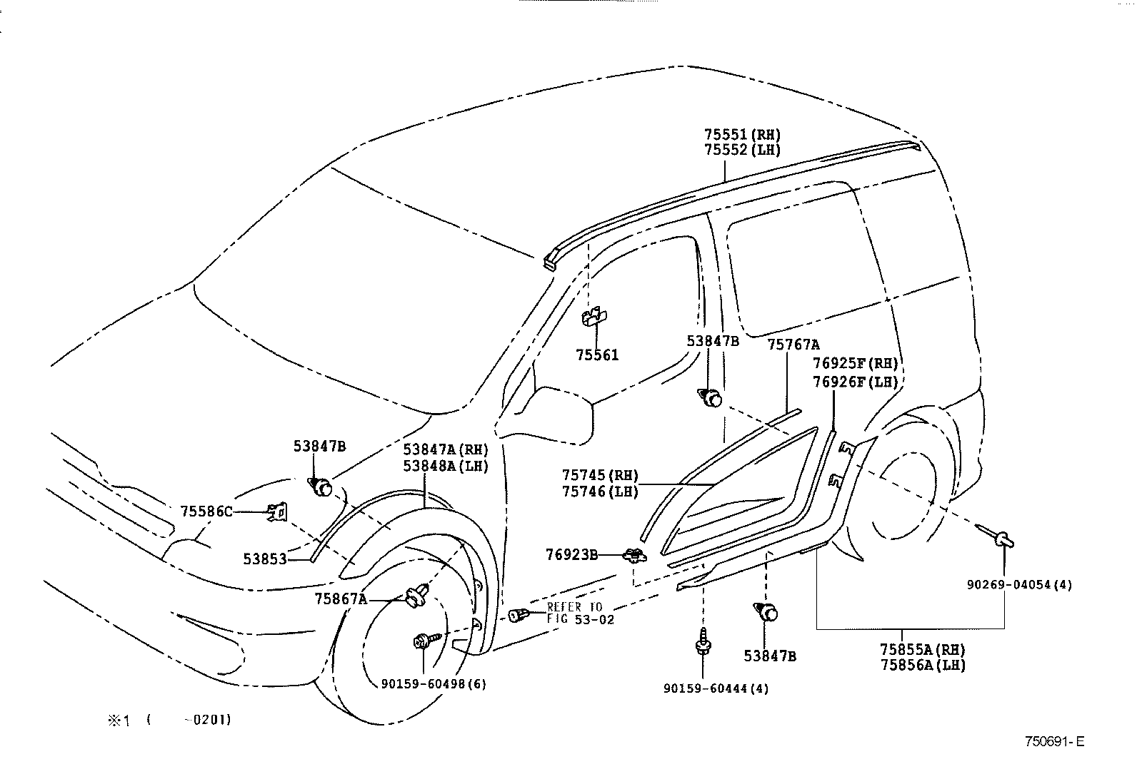  FUN CARGO |  SIDE MOULDING