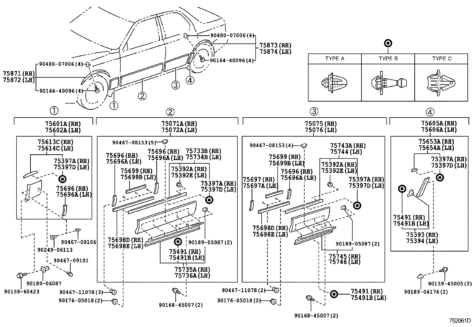  CELSIOR |  SIDE MOULDING
