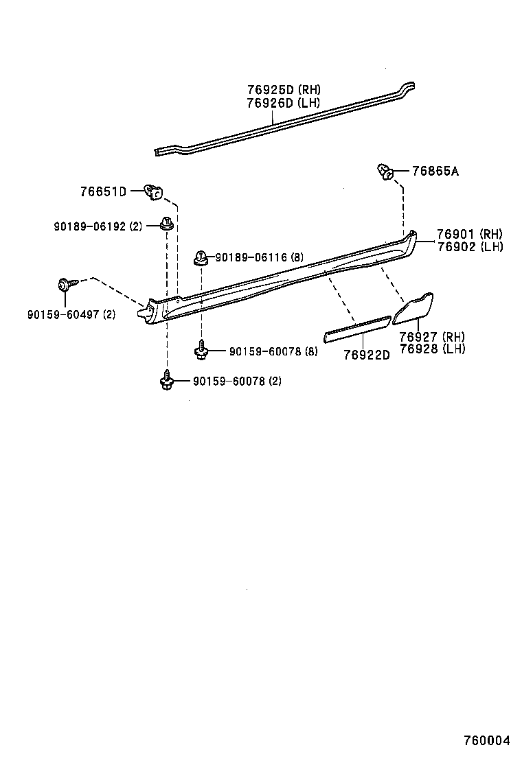  CARINA ED |  MUDGUARD SPOILER
