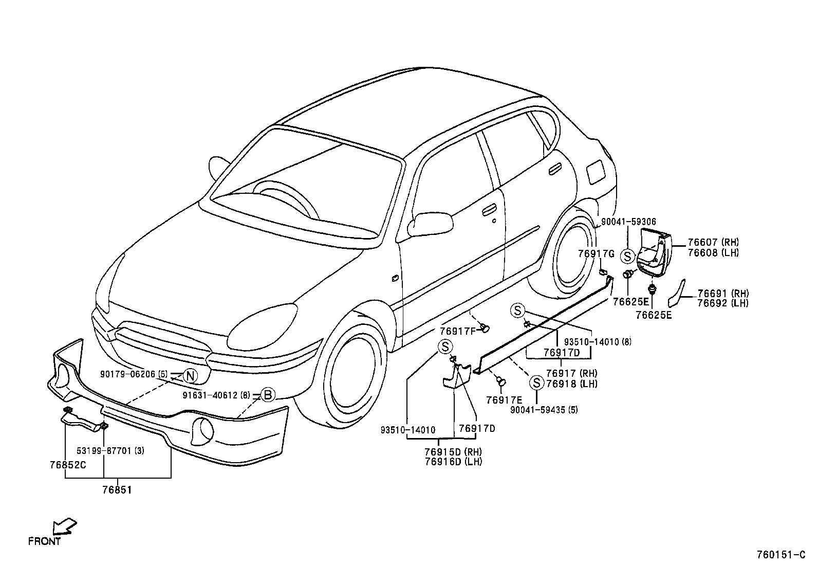  DUET |  MUDGUARD SPOILER