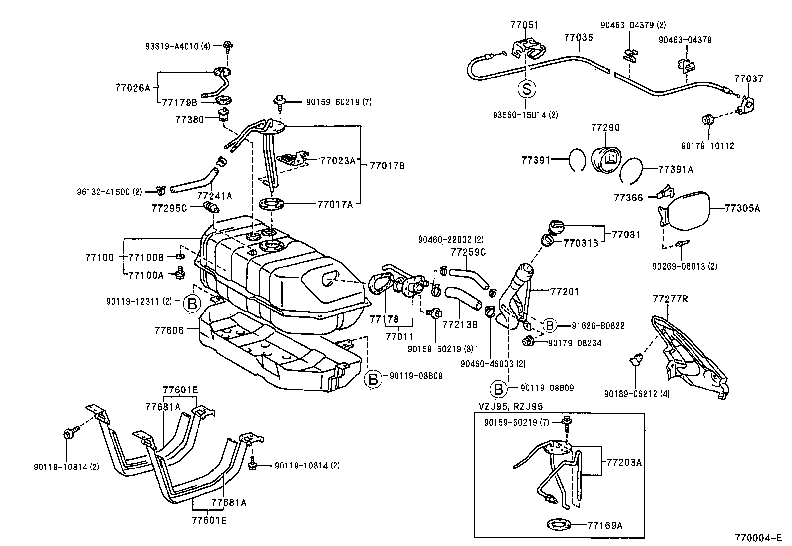  LAND CRUISER PRADO |  FUEL TANK TUBE