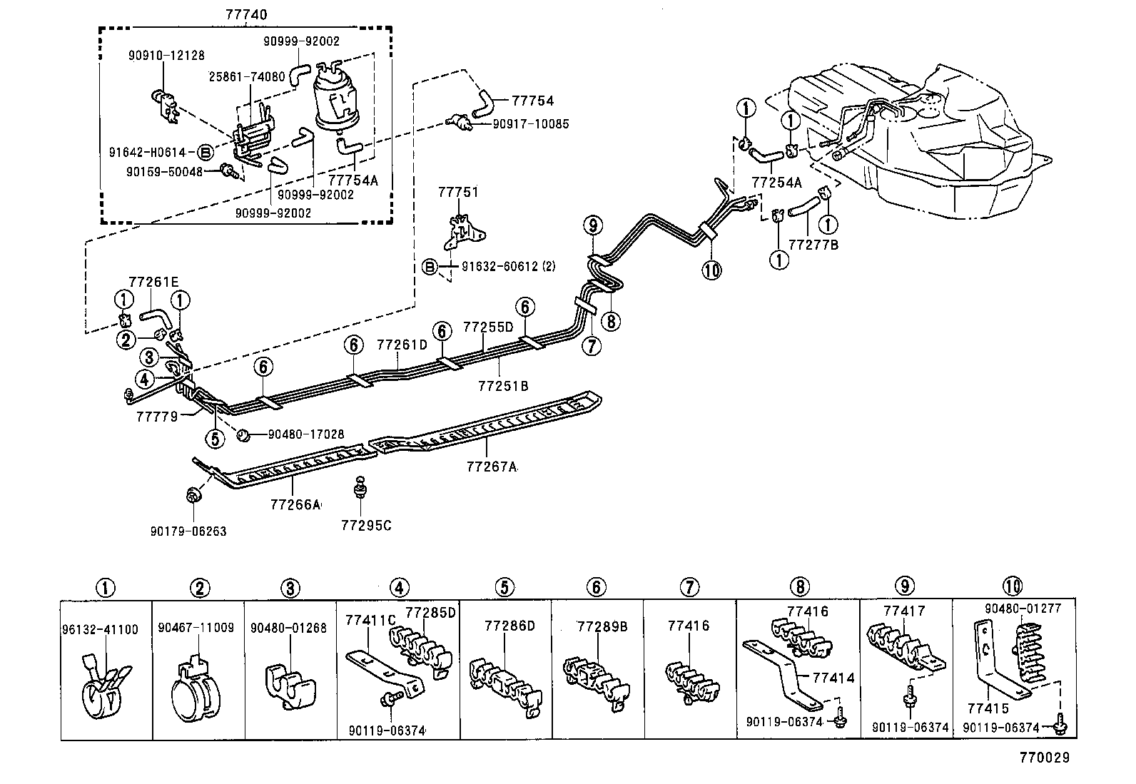  CARINA ED |  FUEL TANK TUBE