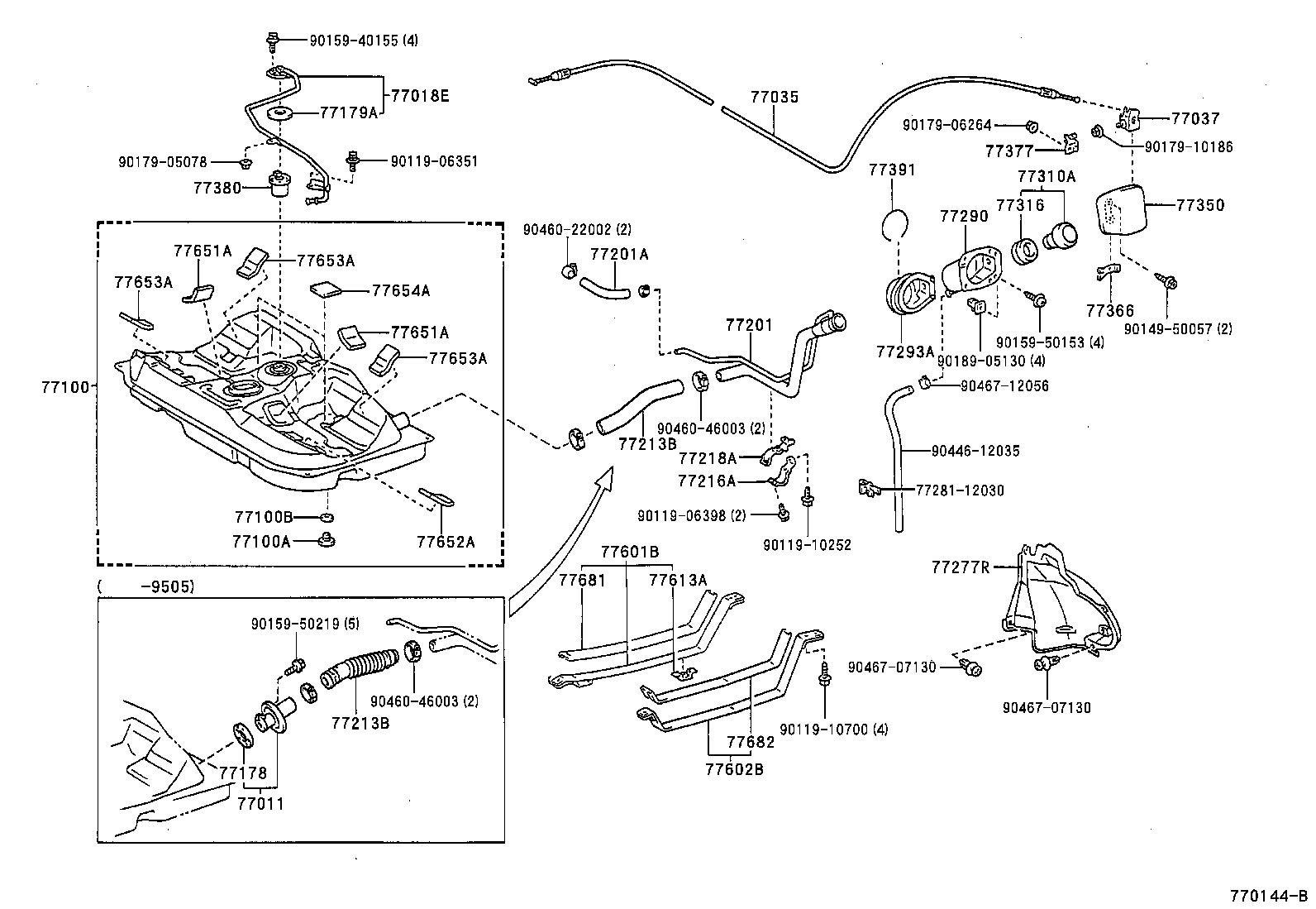  LVN CRE TRN MRN |  FUEL TANK TUBE