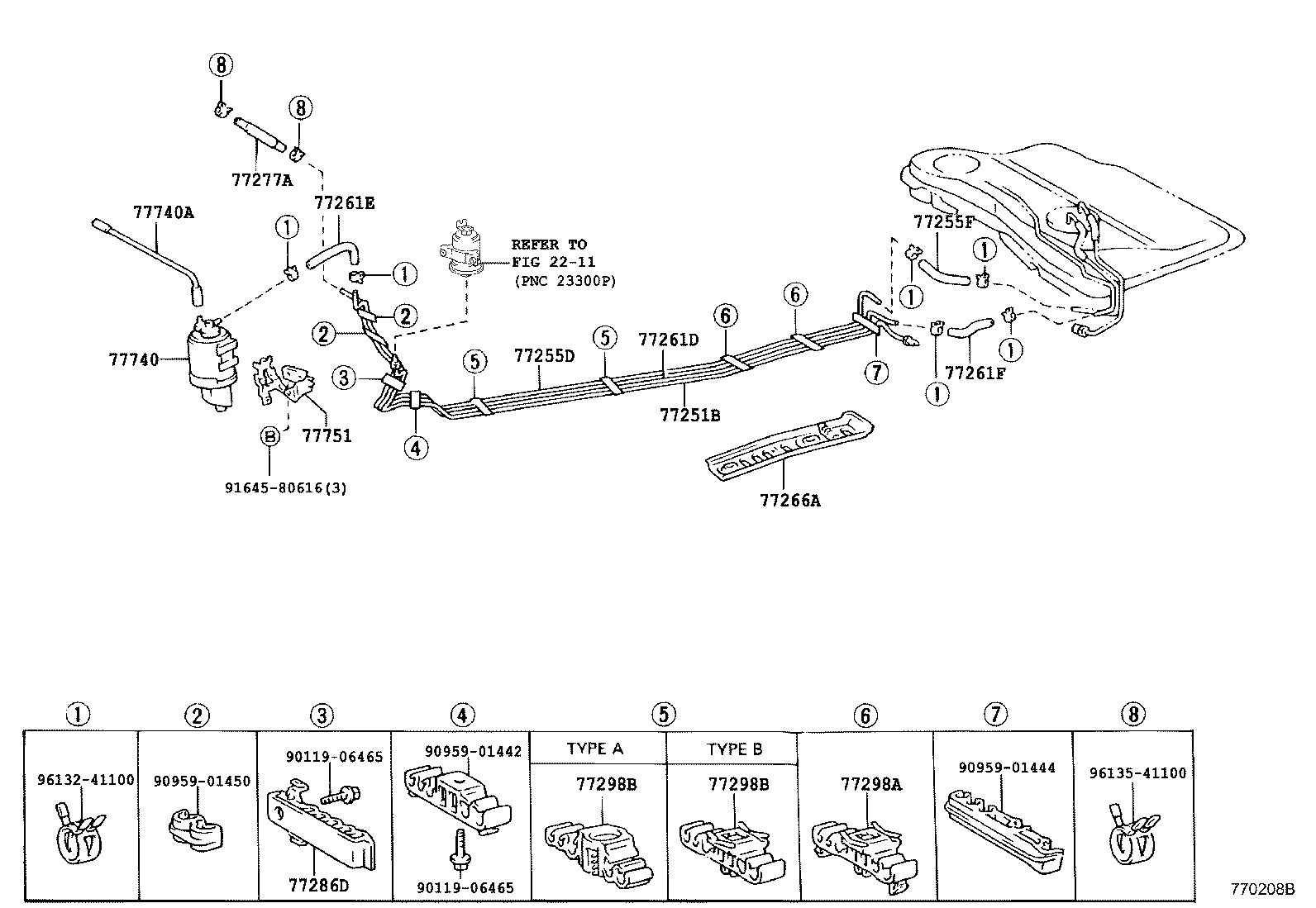  LEVIN TRUENO |  FUEL TANK TUBE