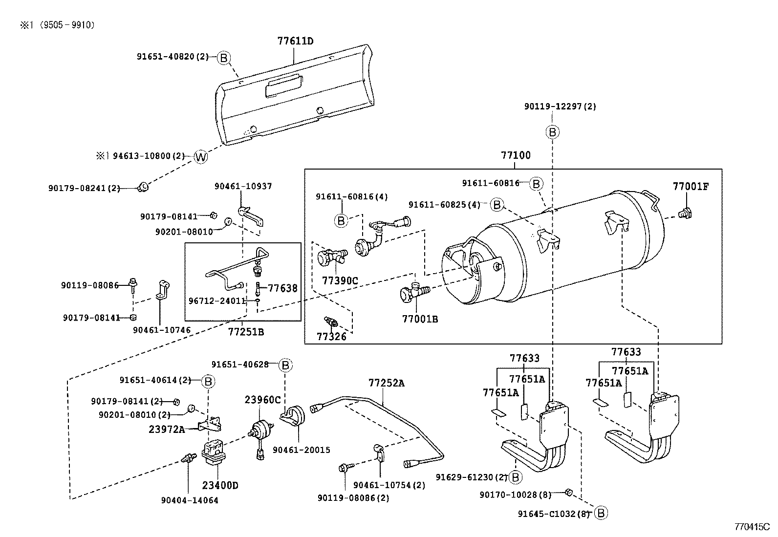  DYNA 150 TOYOACE G15 |  FUEL TANK TUBE