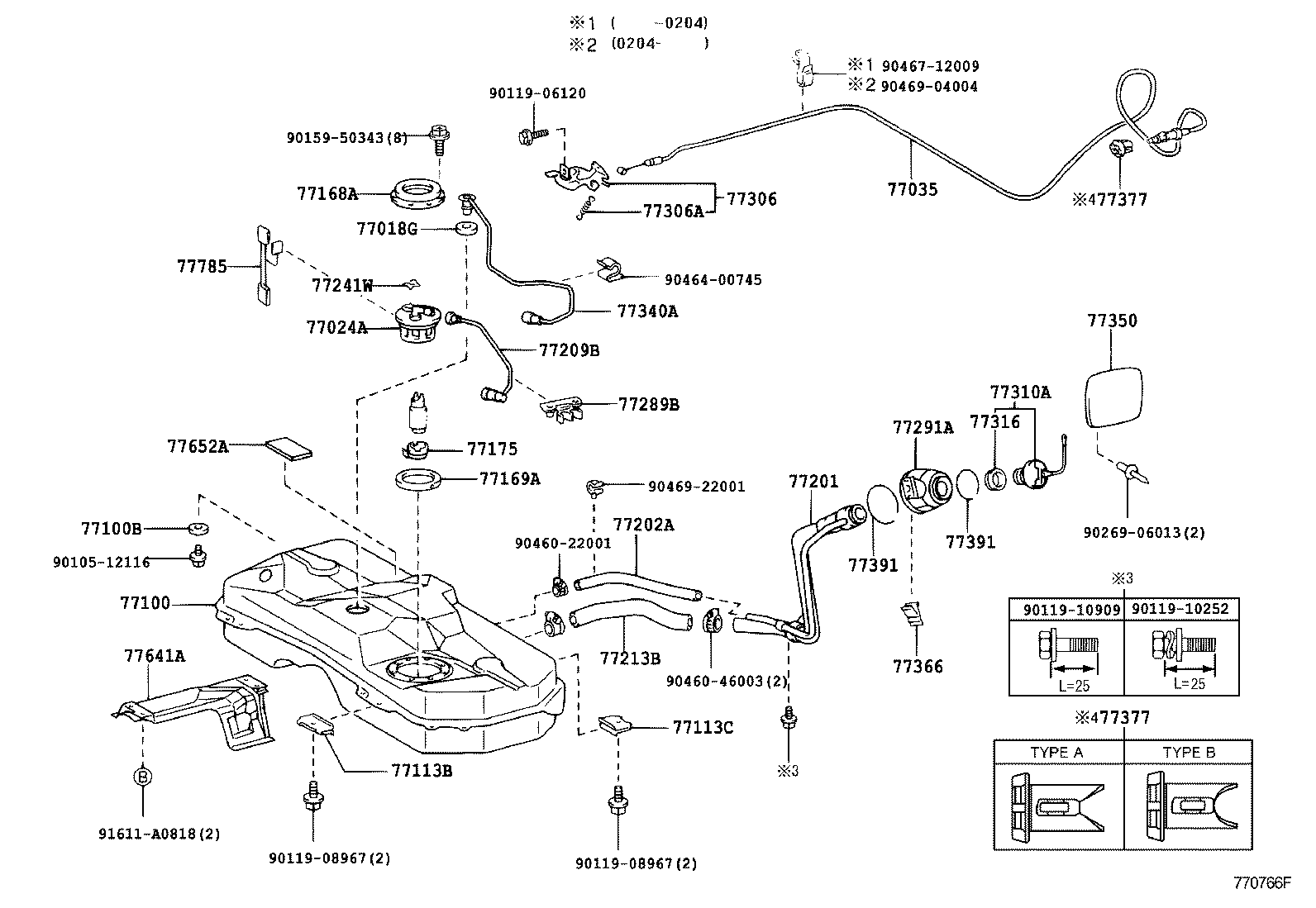  VITZ |  FUEL TANK TUBE