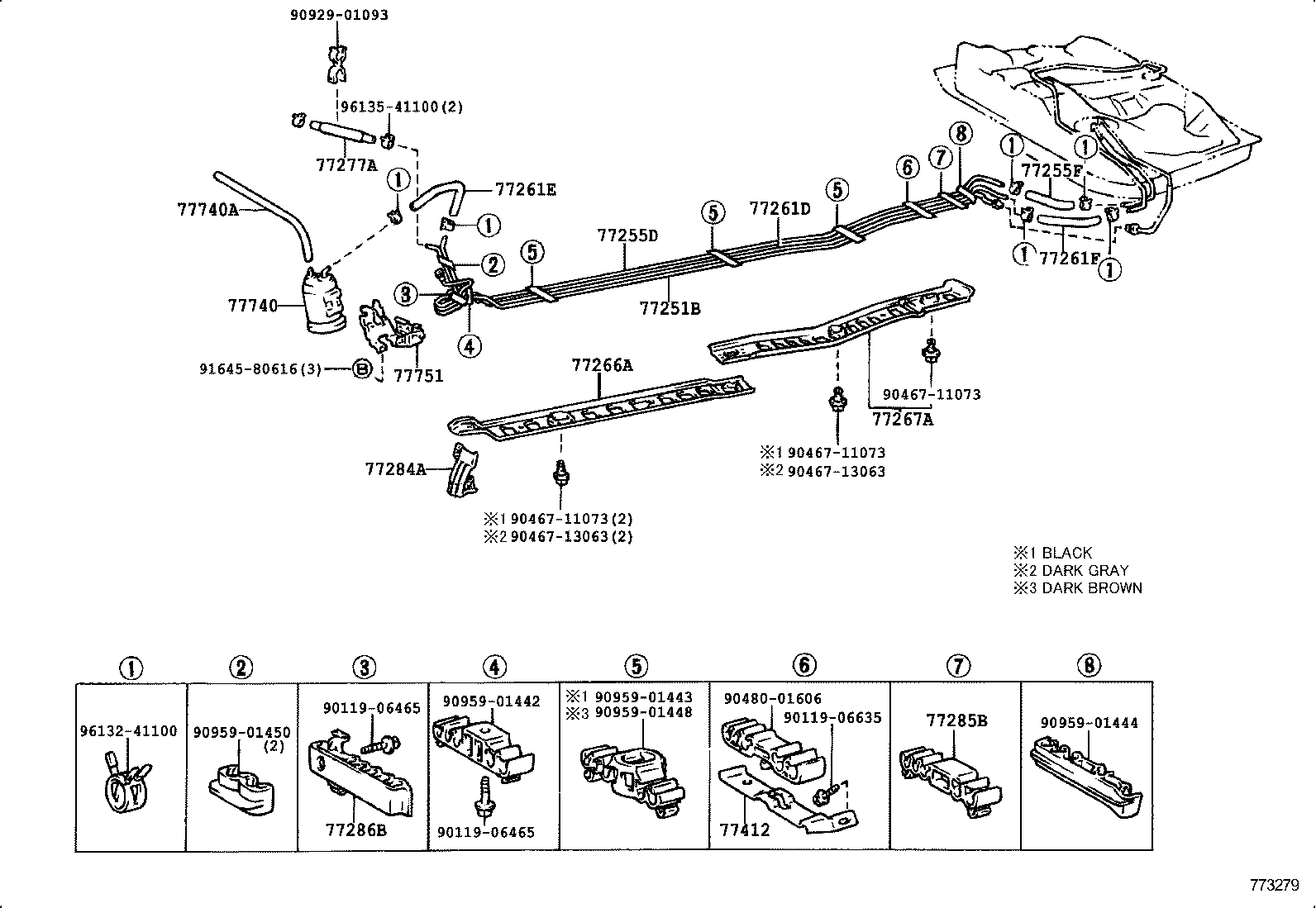  LVN CRE TRN MRN |  FUEL TANK TUBE