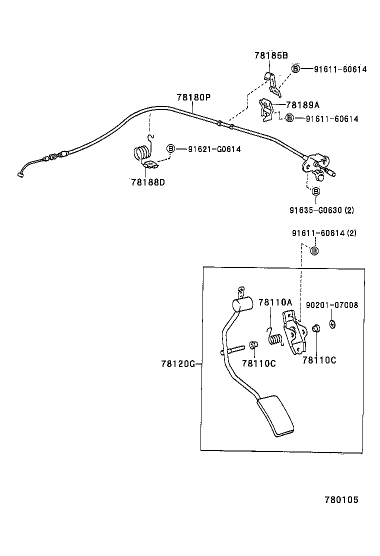  HILUX SURF |  ACCELERATOR LINK