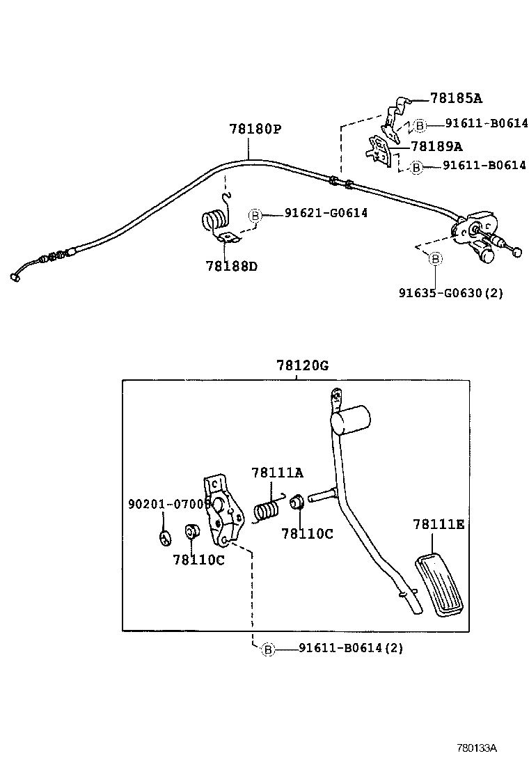  LAND CRUISER PRADO |  ACCELERATOR LINK