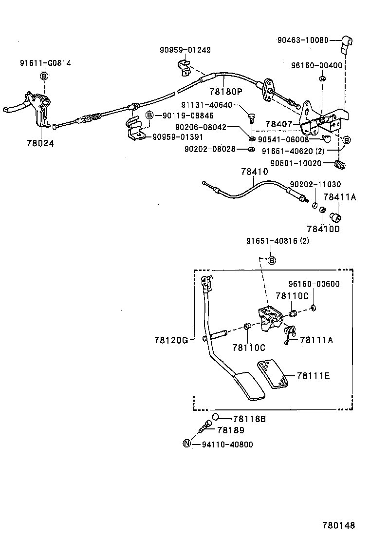  LAND CRUISER S T H T |  ACCELERATOR LINK