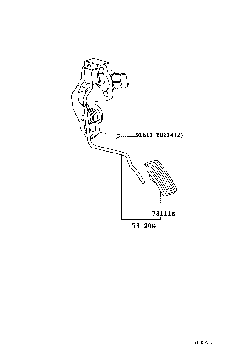  LAND CRUISER PRADO |  ACCELERATOR LINK
