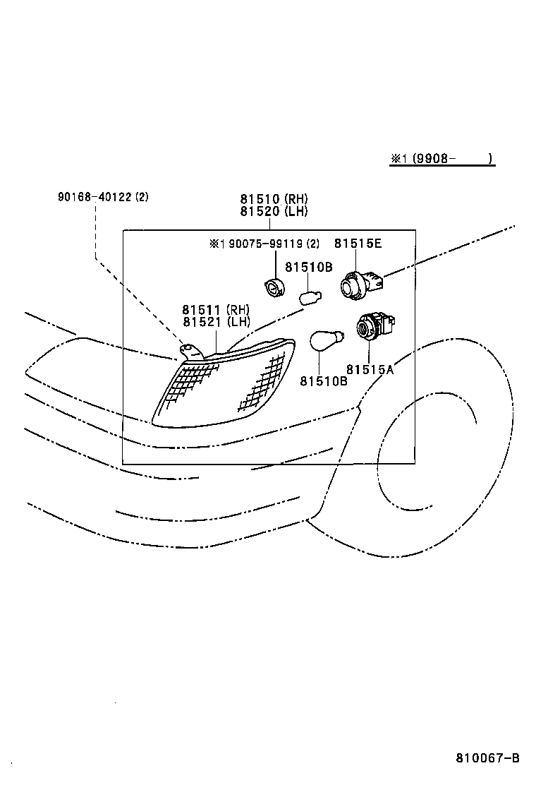  WINDOM |  FRONT TURN SIGNAL LAMP