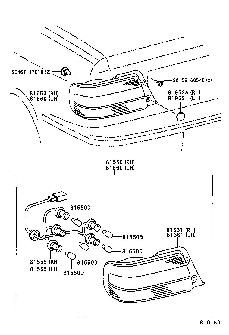  CHASER |  REAR COMBINATION LAMP