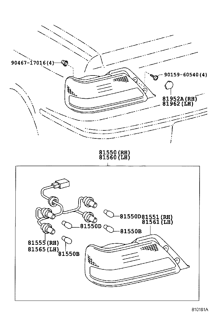  CRESTA |  REAR COMBINATION LAMP
