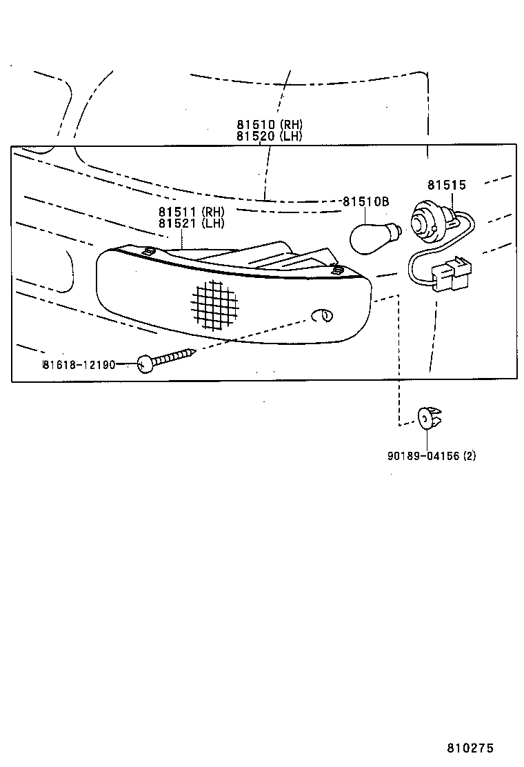  HIACE REGIUSACE |  FRONT TURN SIGNAL LAMP