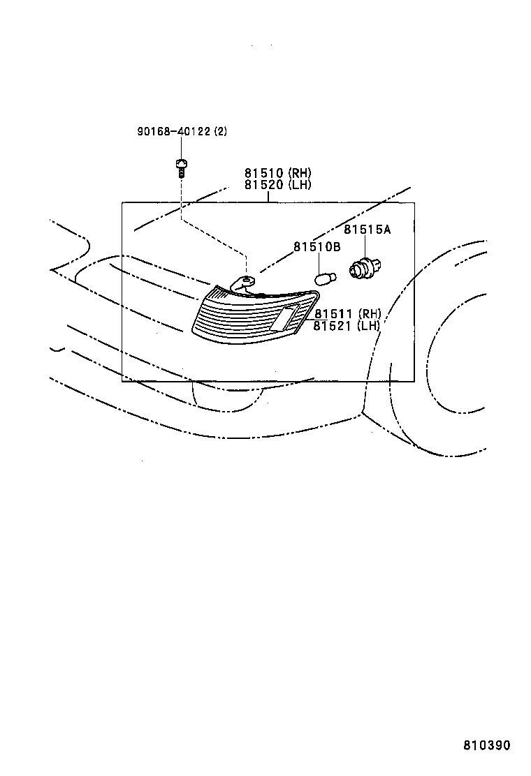  MARK 2 WG |  FRONT TURN SIGNAL LAMP