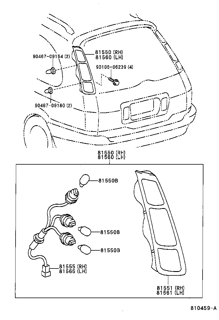 SPRINTER CARIB |  REAR COMBINATION LAMP