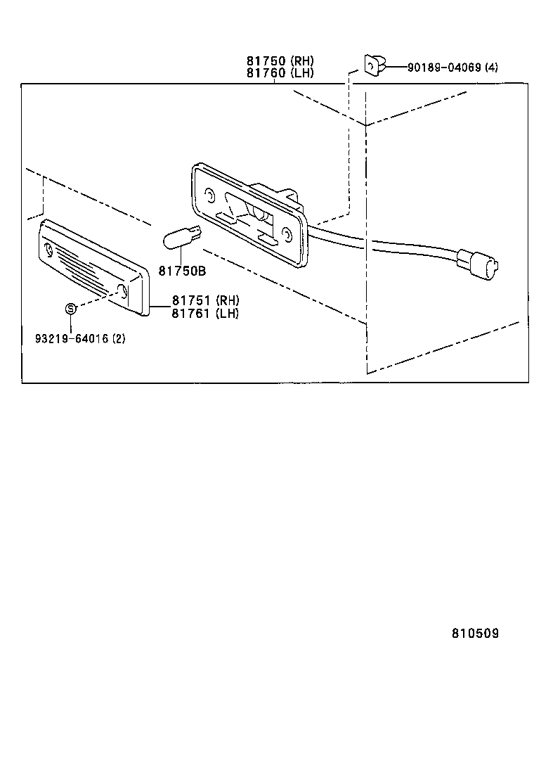  QUICK DELIVERY |  REAR SIDE MARKER LAMP
