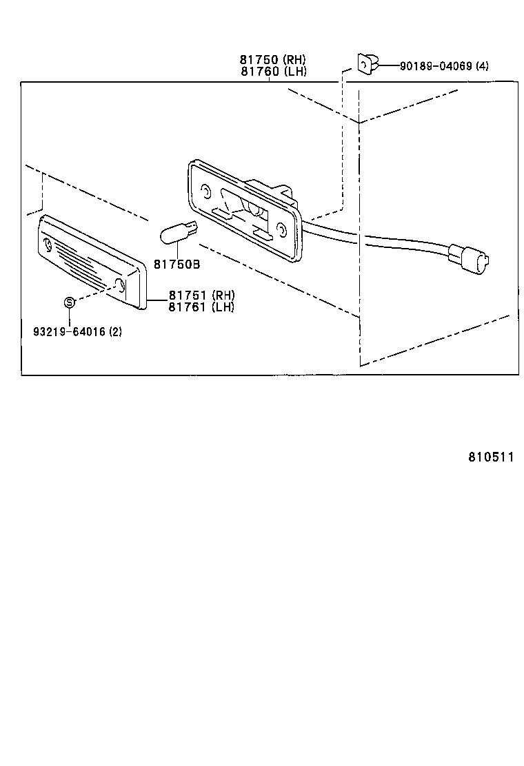  QUICK DELIVERY |  REAR SIDE MARKER LAMP
