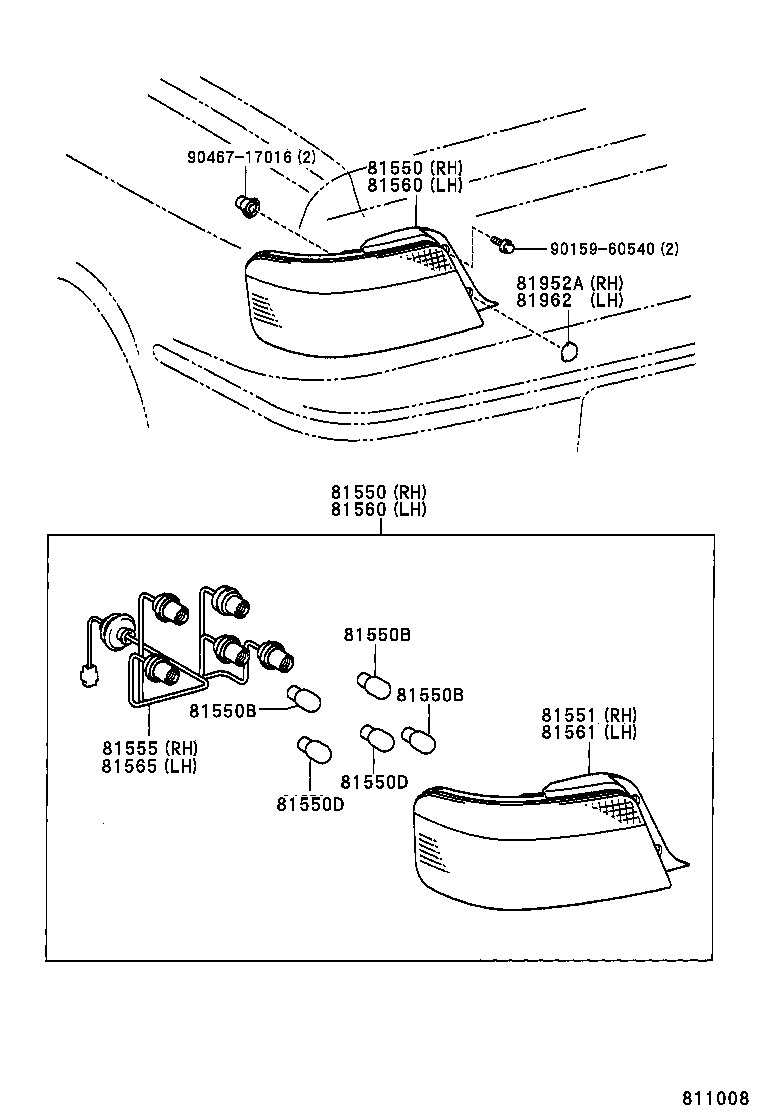  CHASER |  REAR COMBINATION LAMP