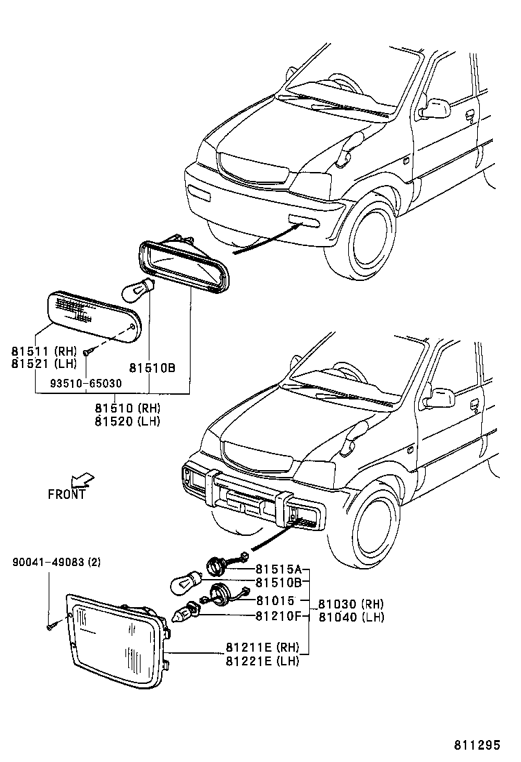 CAMI |  FRONT TURN SIGNAL LAMP
