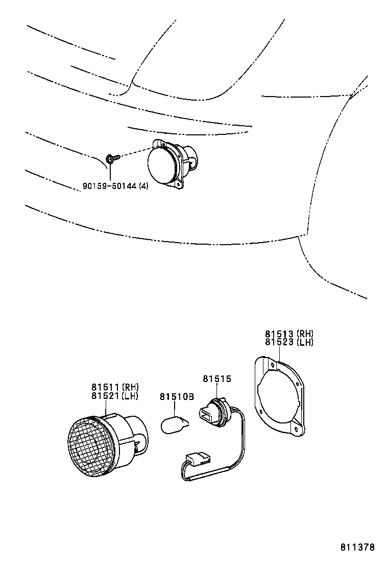  WILL VI |  FRONT TURN SIGNAL LAMP