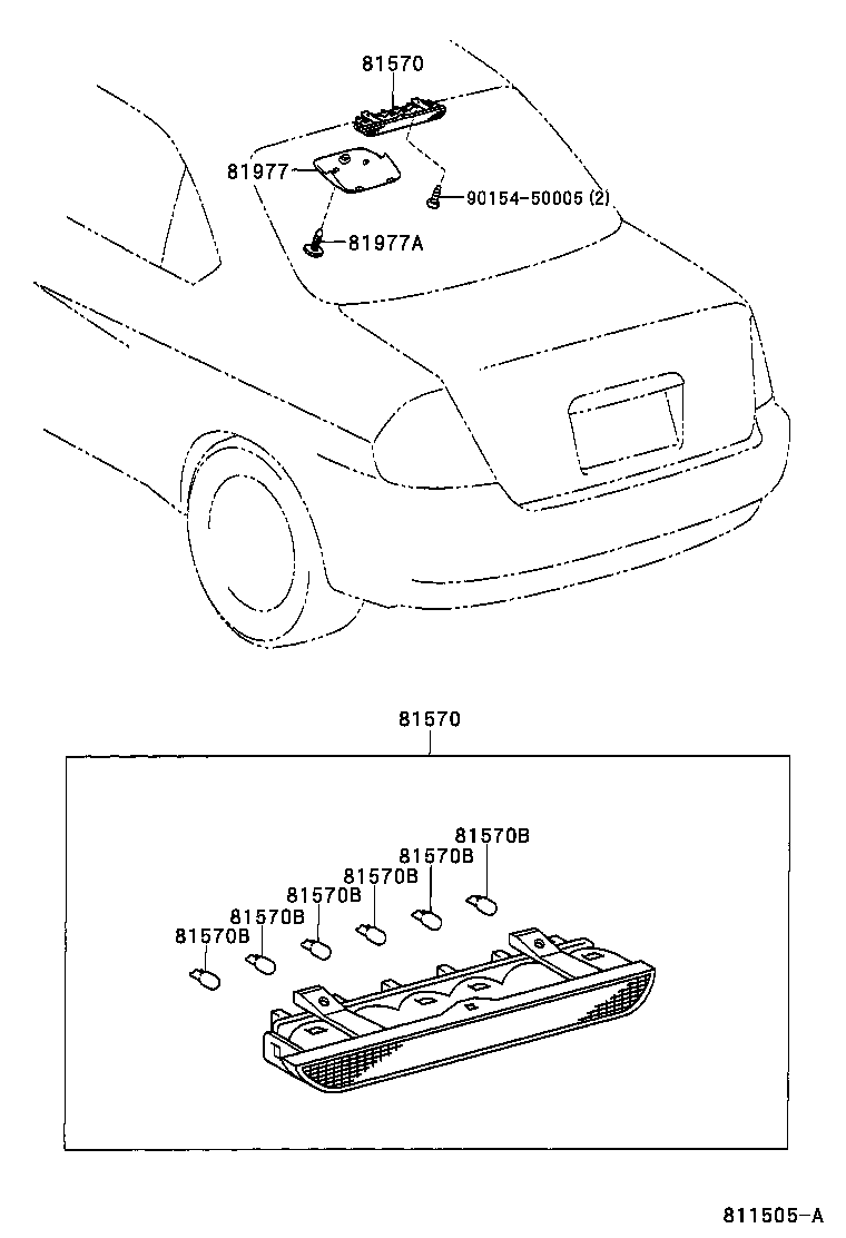  PRIUS |  CENTER STOP LAMP