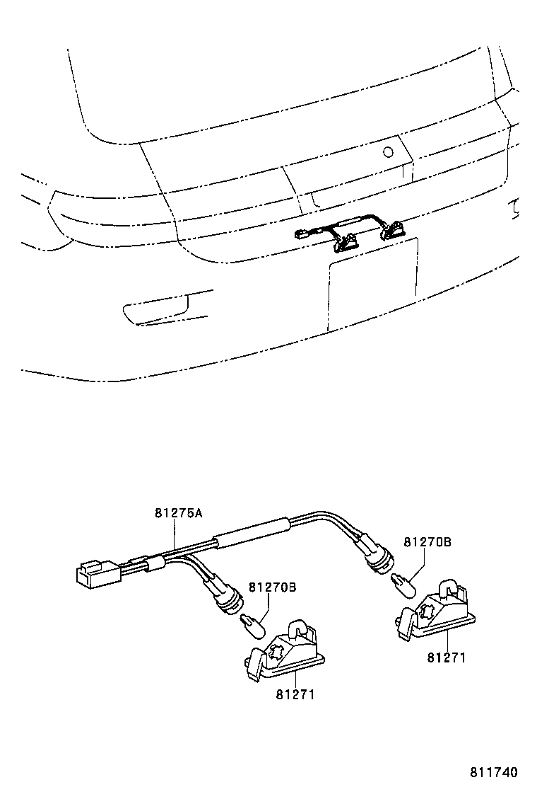  GAIA |  REAR LICENSE PLATE LAMP