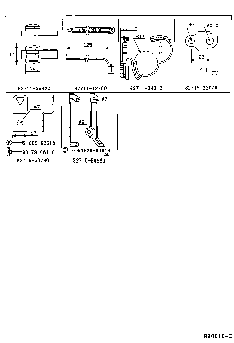  LAND CRUISER PRADO |  WIRING CLAMP
