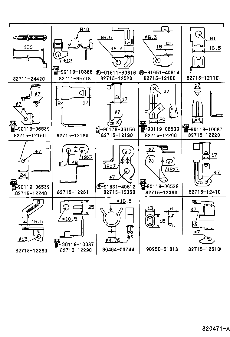  LVN CRE TRN MRN |  WIRING CLAMP