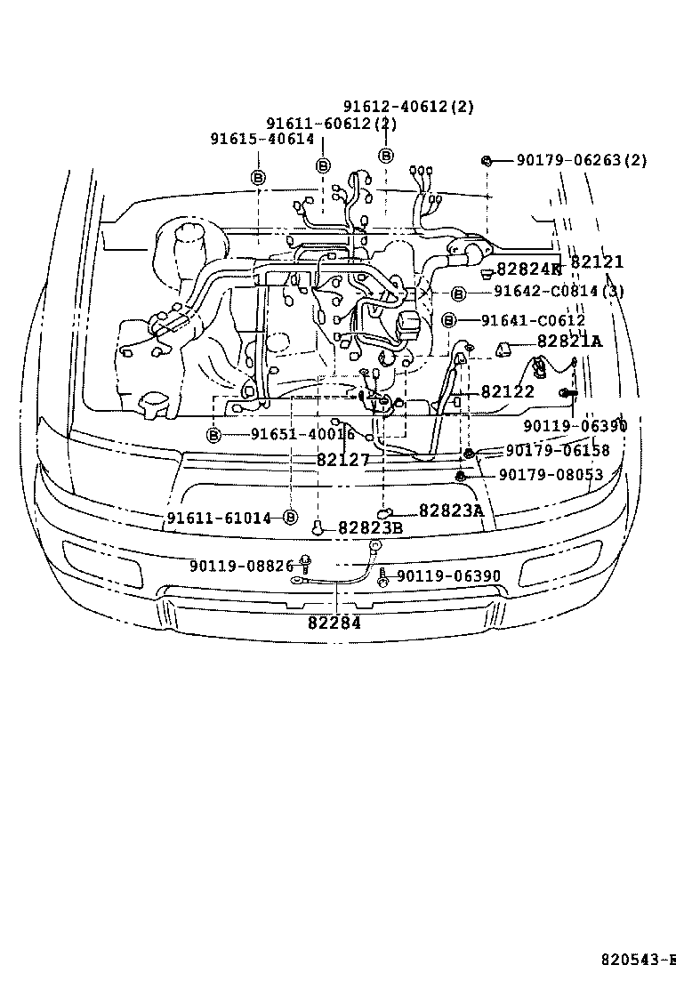  HILUX SURF |  WIRING CLAMP