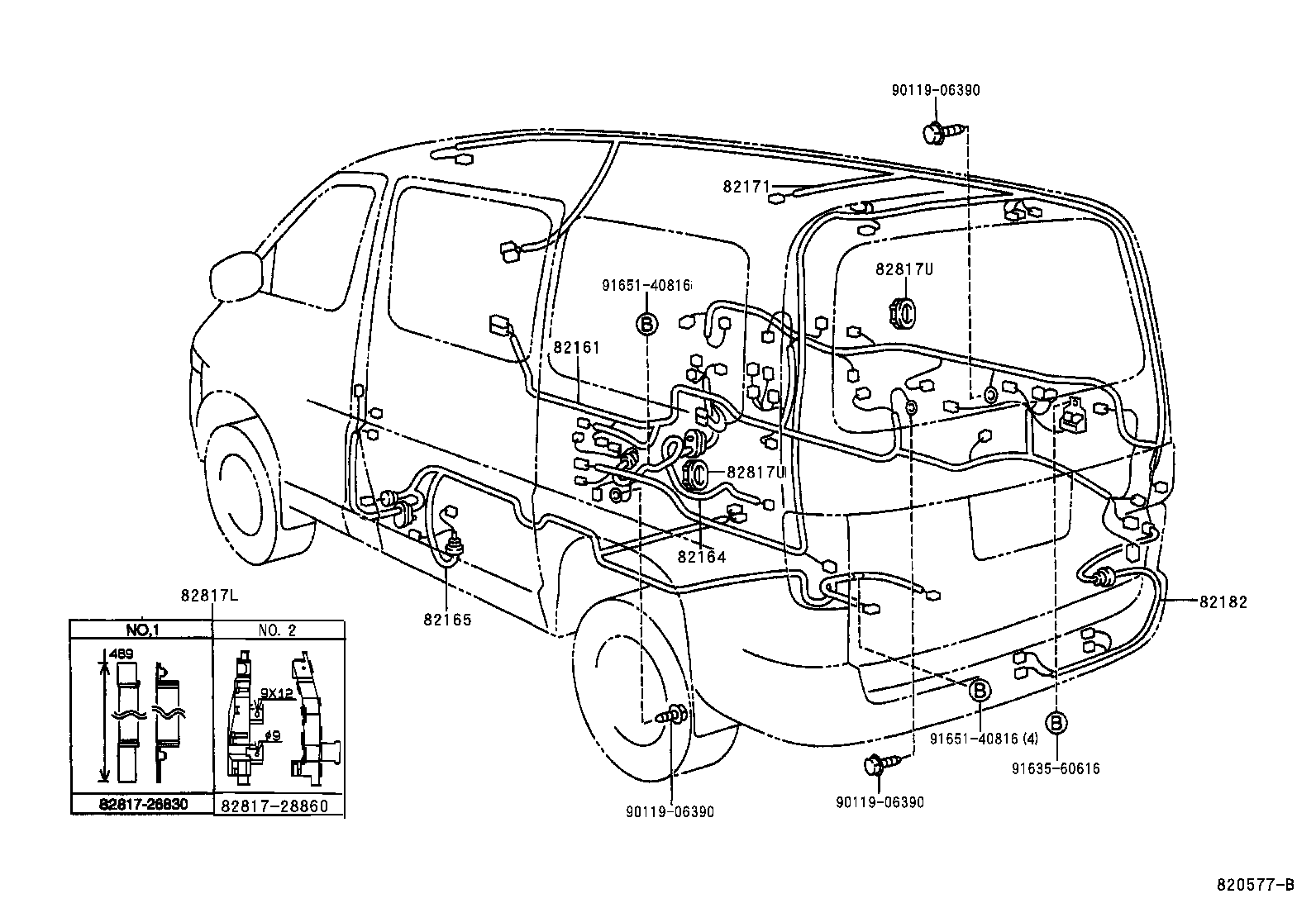  REGIUS TOURING HIACE |  WIRING CLAMP