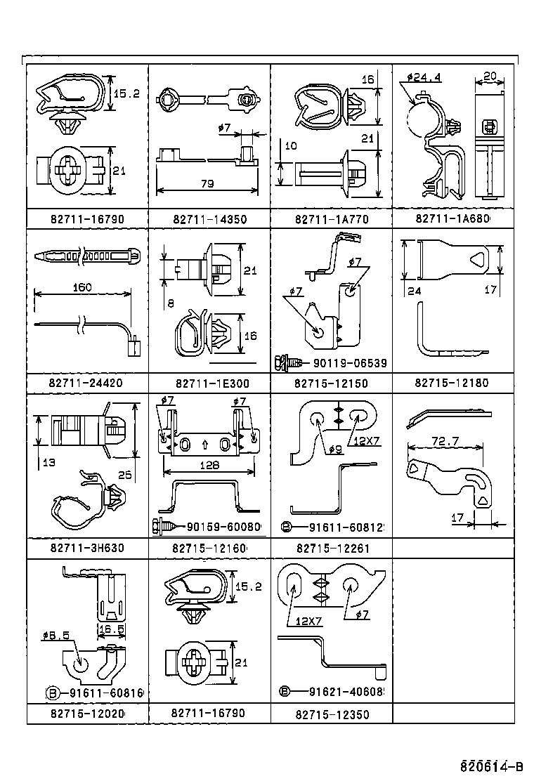  LEVIN TRUENO |  WIRING CLAMP