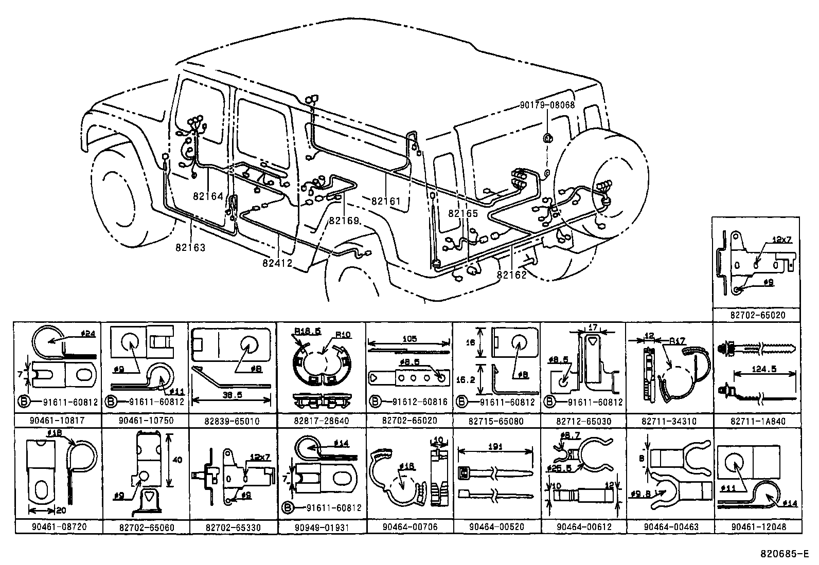  MEGA CRUISER |  WIRING CLAMP