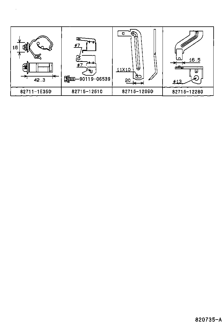  SPRINTER CARIB |  WIRING CLAMP