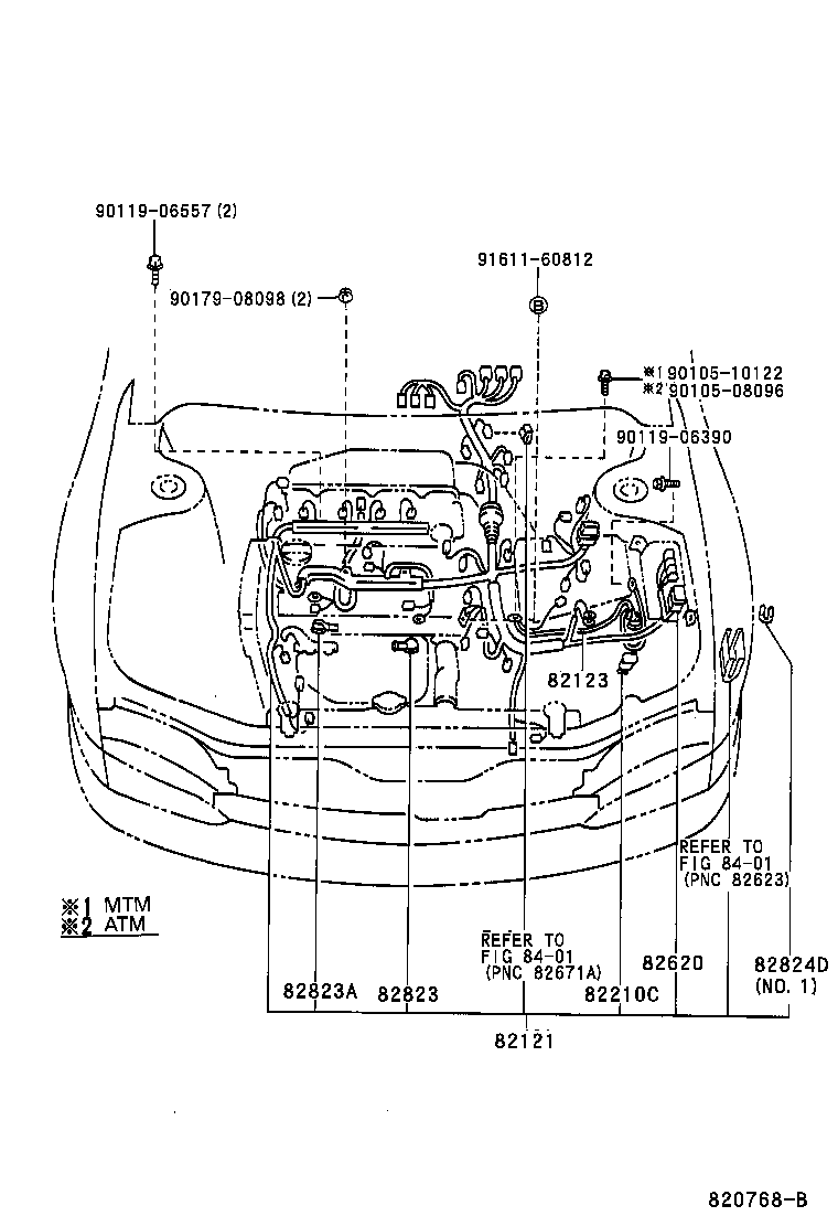  LEVIN TRUENO |  WIRING CLAMP