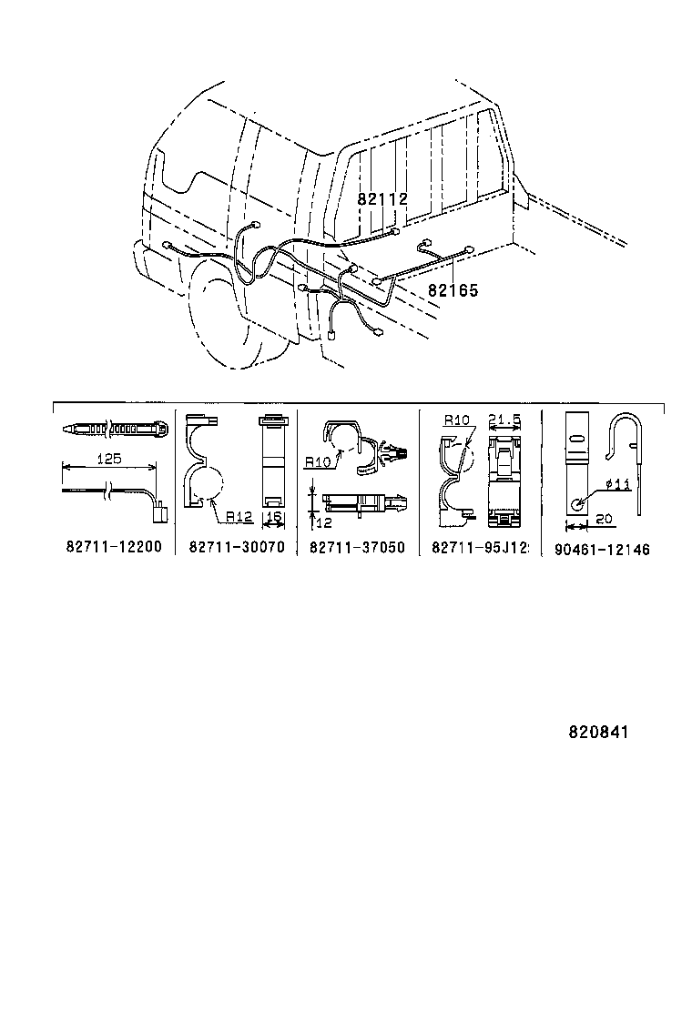  DYNA 200 TOYOACE G25 |  WIRING CLAMP