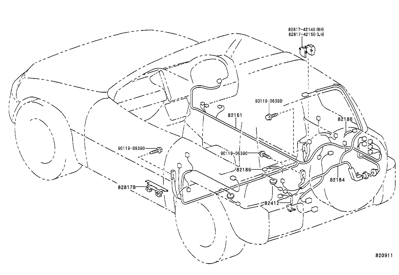  RAV4 |  WIRING CLAMP