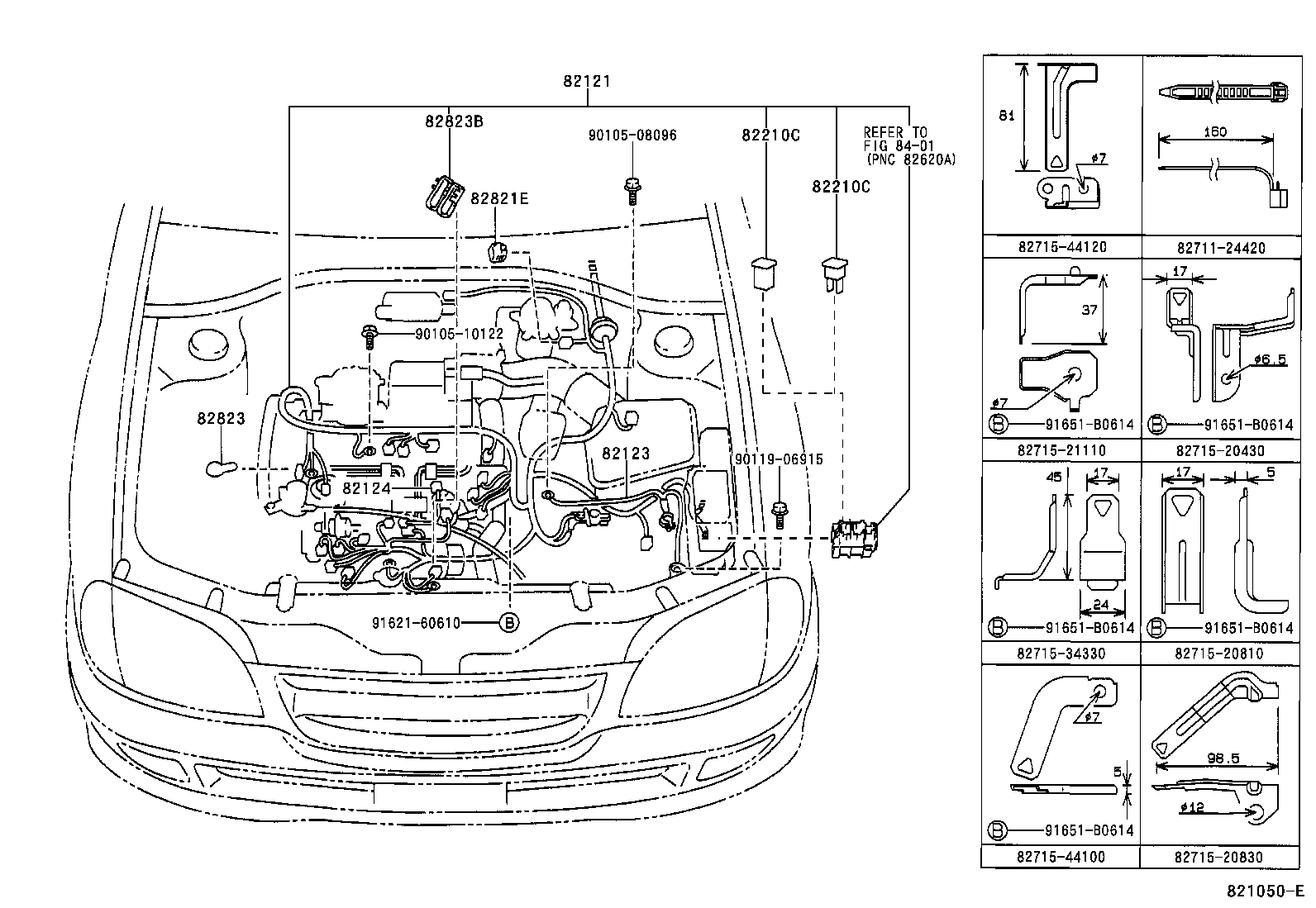  CALDINA |  WIRING CLAMP