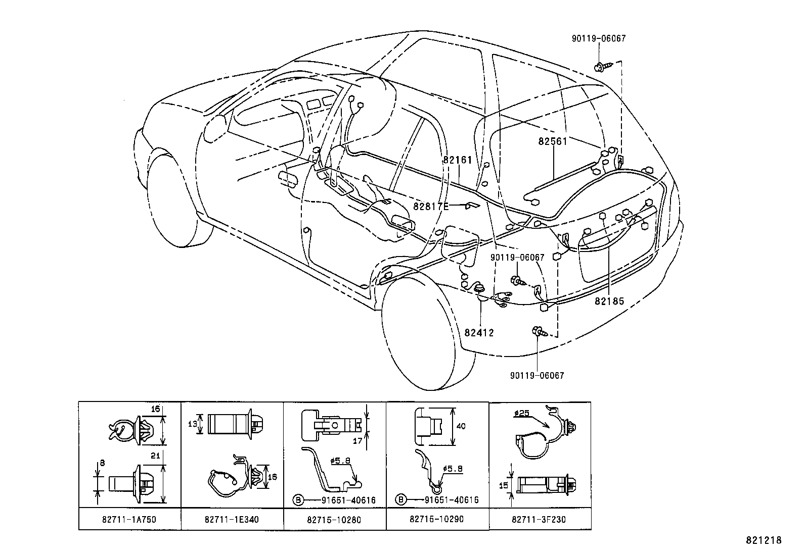  STARLET |  WIRING CLAMP