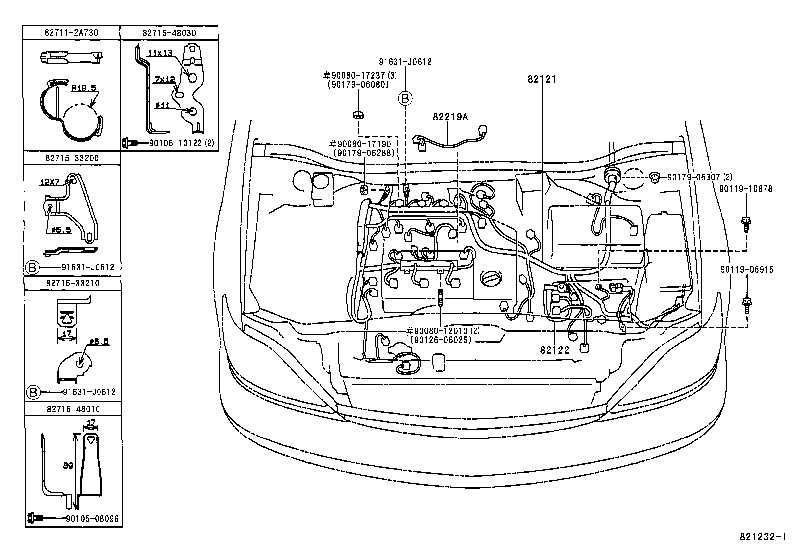  HARRIER |  WIRING CLAMP