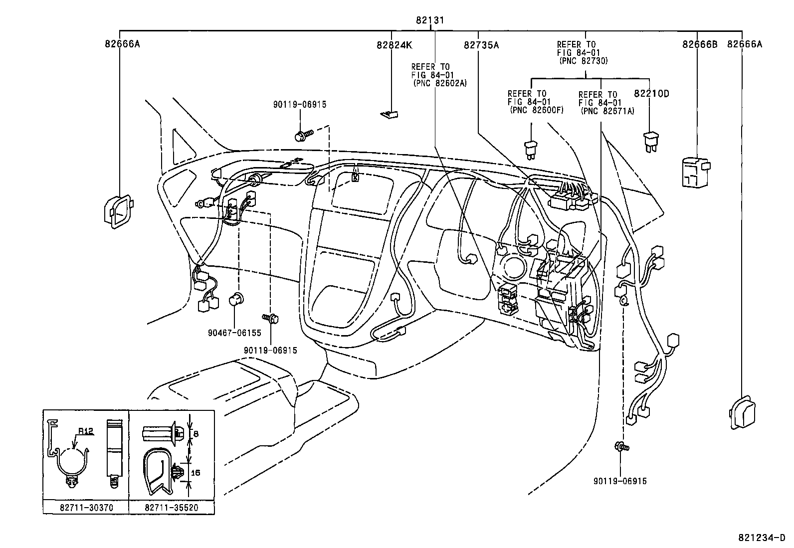  HARRIER |  WIRING CLAMP