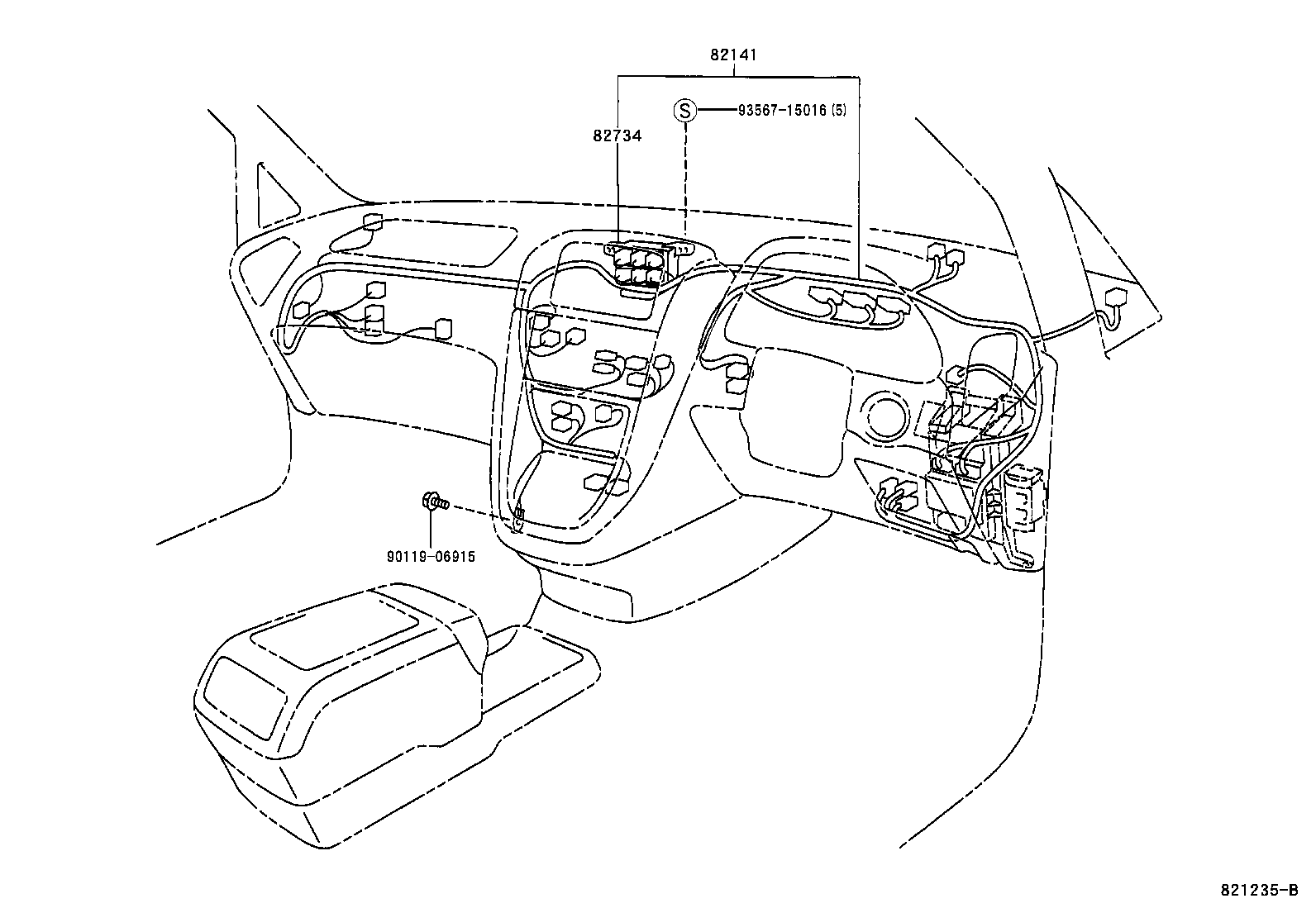  HARRIER |  WIRING CLAMP