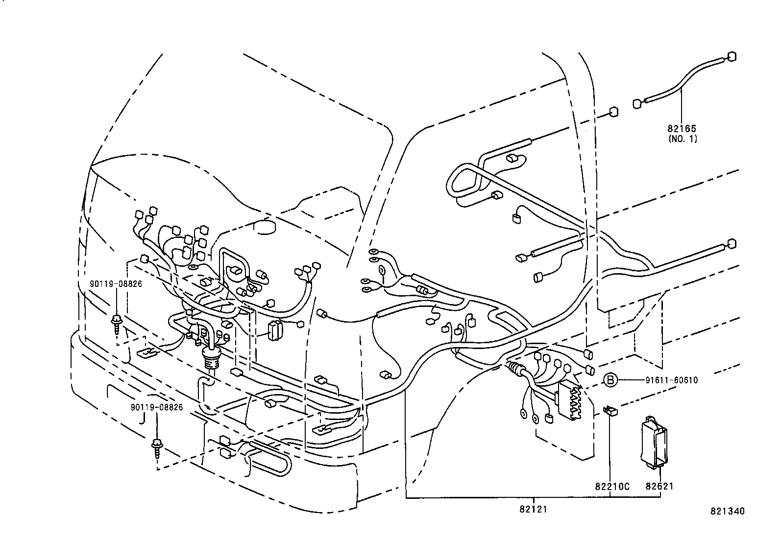  DYNA 200 TOYOACE G25 |  WIRING CLAMP