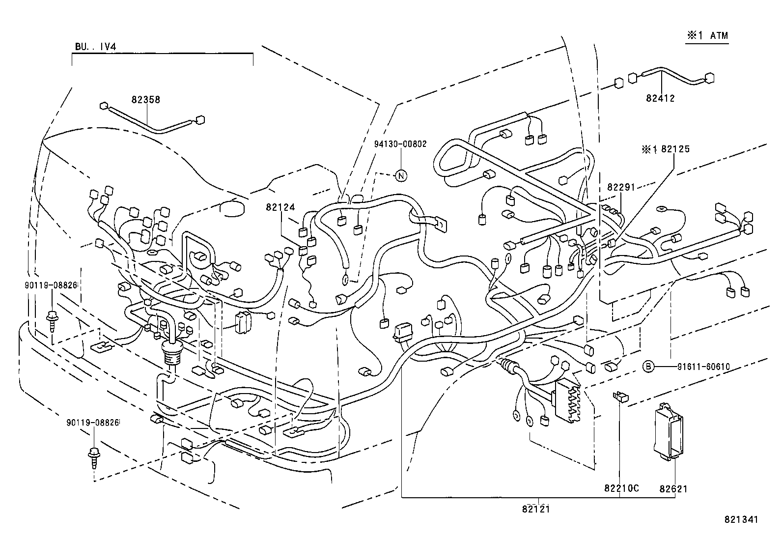  DYNA 200 TOYOACE G25 |  WIRING CLAMP