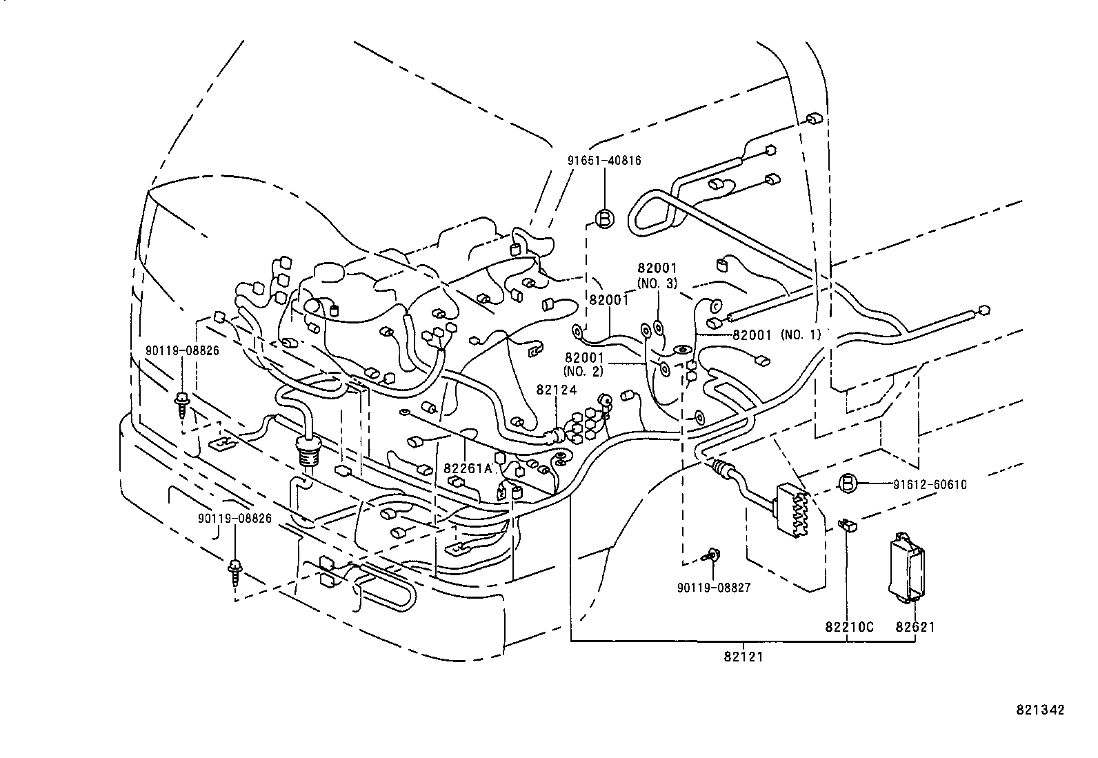  DYNA 200 TOYOACE G25 |  WIRING CLAMP