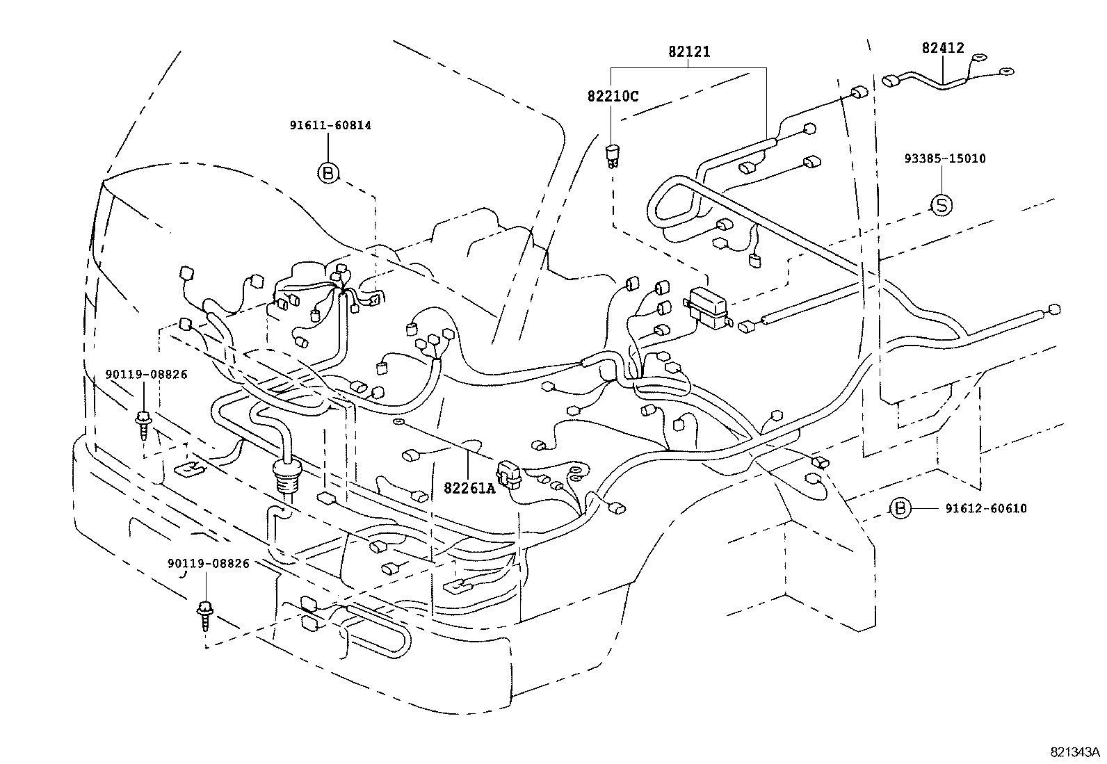  DYNA 200 TOYOACE G25 |  WIRING CLAMP